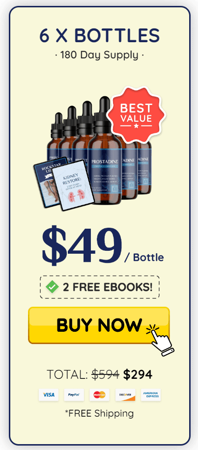 Prostadine 6 bottles